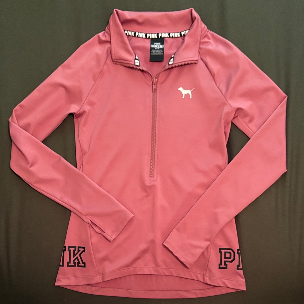 PINK Victoria’s Secret Mauve Pull-Over Long Sleeve Size XS